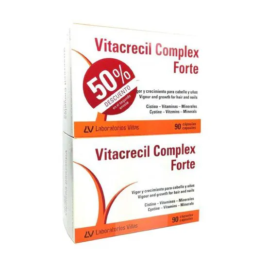 Vitacrecil Complex Forte Duplo 2x90 Capsulas