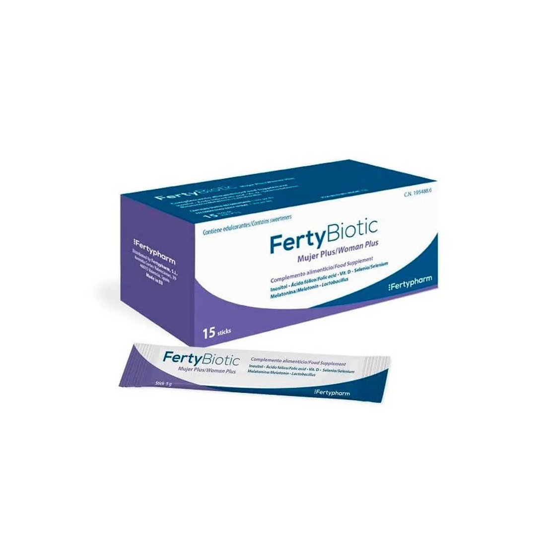 Fertybiotic Mujer Plus 15 Stick