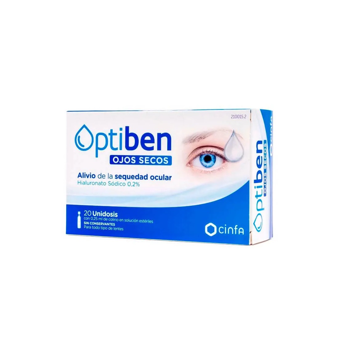 Optiben Gotas Oculares Ojos Secos 20 Unidosis