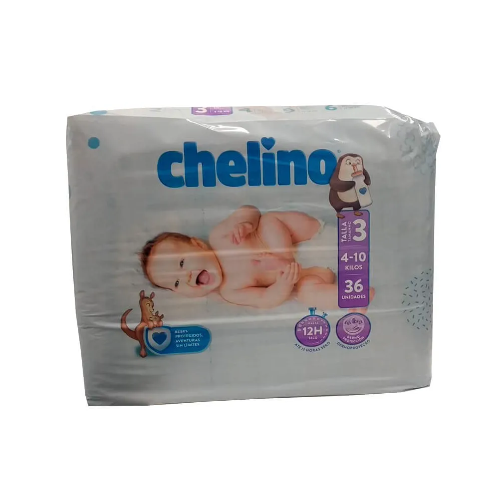 MasParafarmacia: Comprar Chelino Pañal Talla 3 4-10 Kg 36 uds