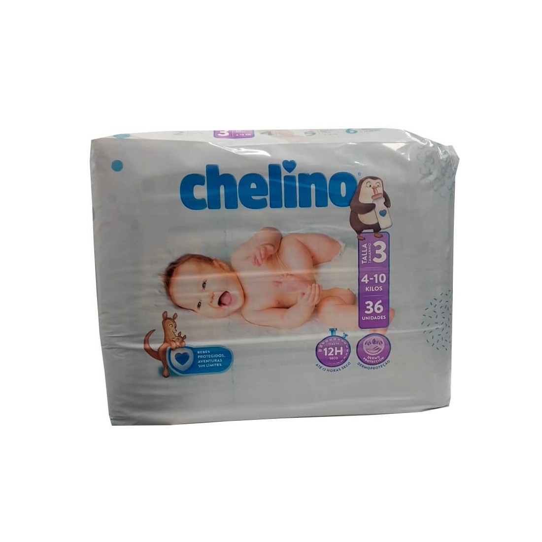 MasParafarmacia: Comprar Chelino Pañal Talla 3 4-10 Kg 36 uds