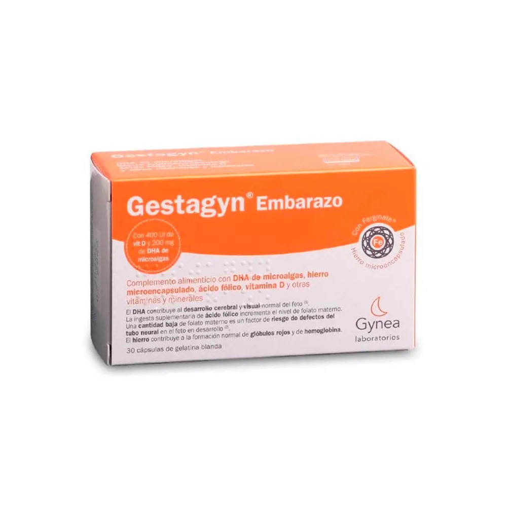 Gestagyn Embarazo (Antes Gestagyn Plus Dha) 30 Caps