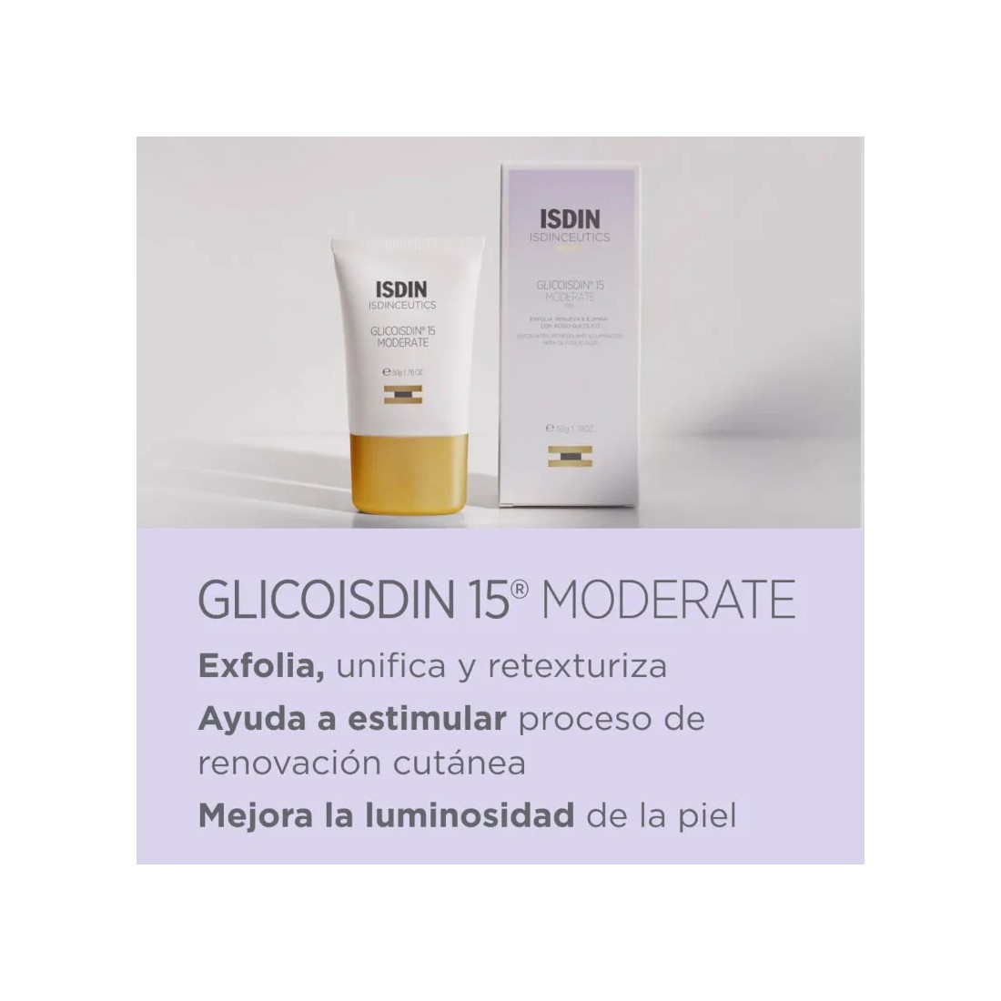 isdinceutics glicoisdin moderado beneficios