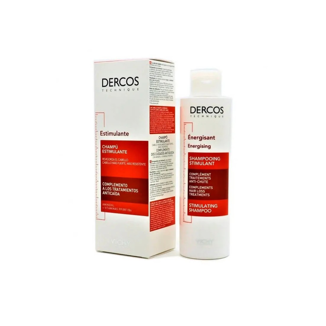 Vichy Dercos Champú Estimulante 200Ml envase