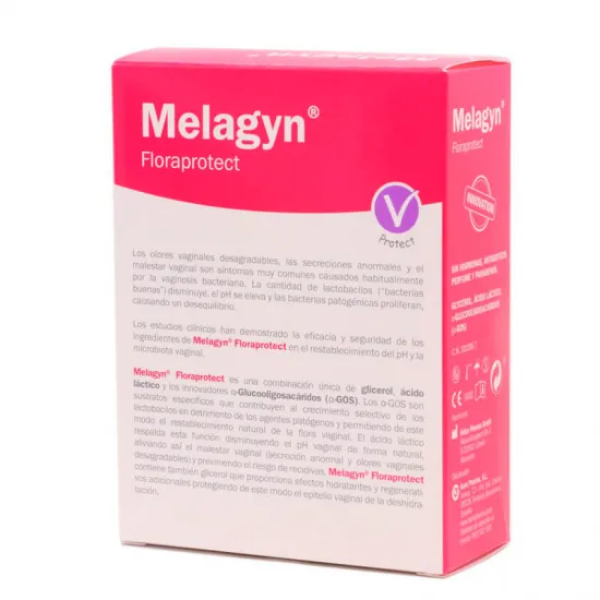 Melagyn Probiotico Vaginal Floraprotect 8 Monodosis Vaginales modo de empleo