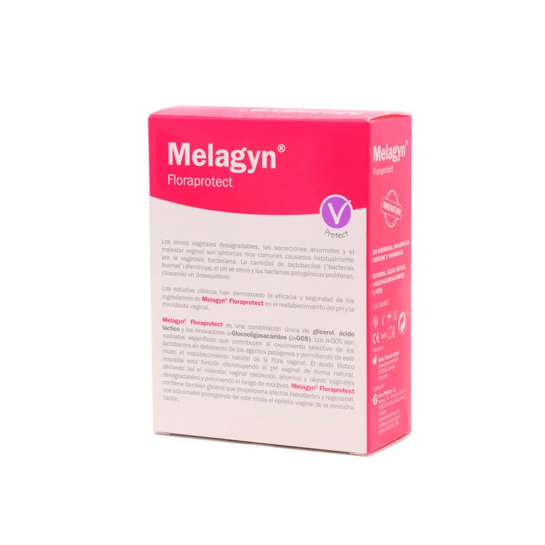 Melagyn Probiotico Vaginal Floraprotect 8 Monodosis Vaginales modo de empleo