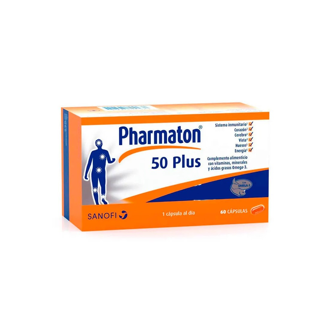 Pharmaton 50 Plus 60 Capsulas