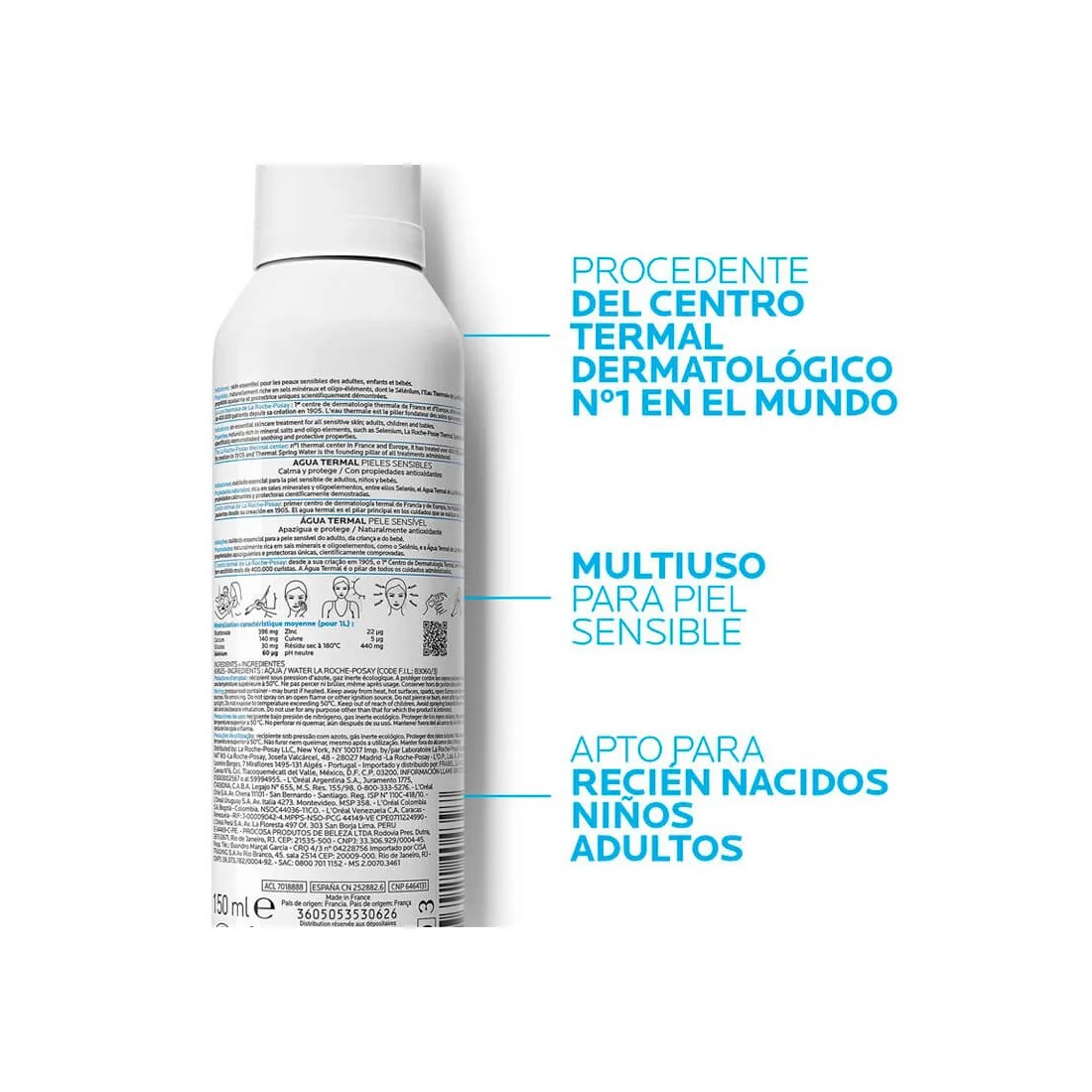 La Roche Posay Agua Termal Spray 300ml indicaciones