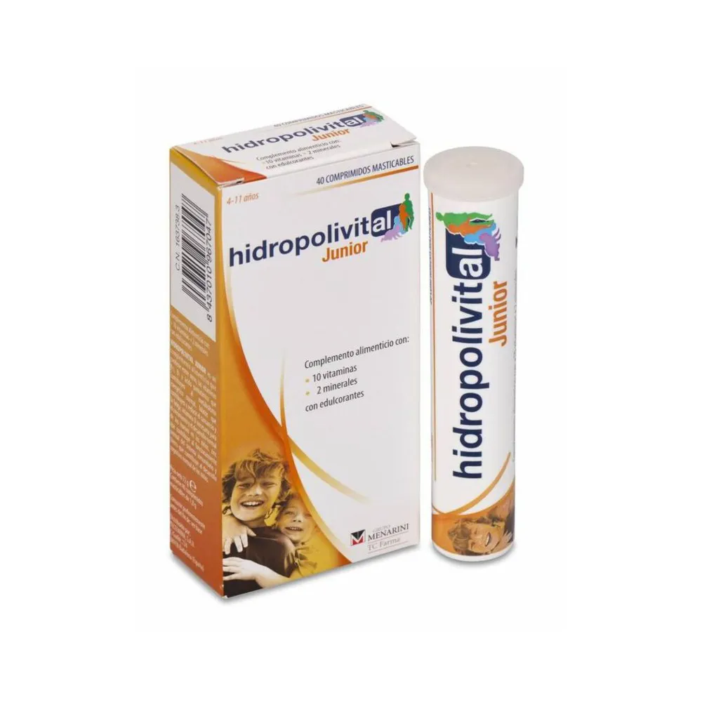 Hidropolivital Junior 40 Comprimidos Masticables
