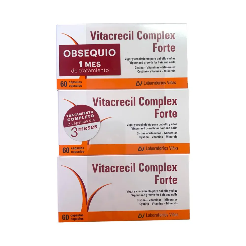 Vitacrecil Complex Forte Regalo 3x60 Capsulas