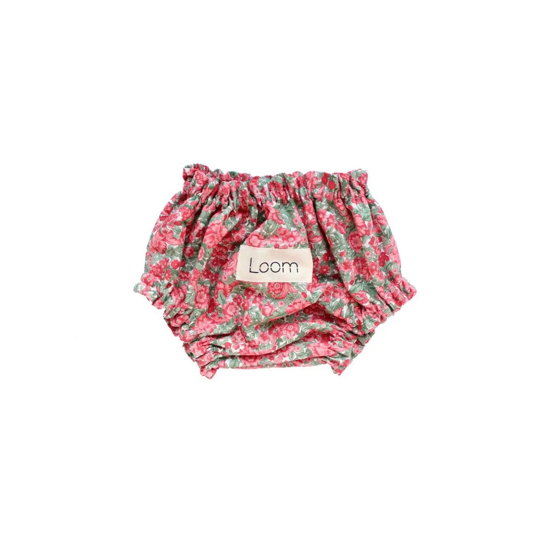 Loom Culetín Estampado poppy rosa Talla 0-6 Meses