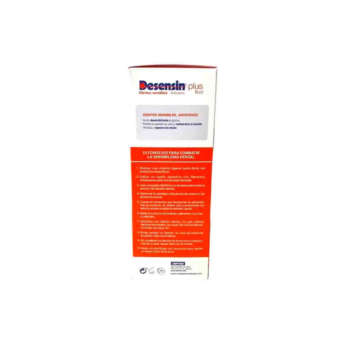 Pack Desensin Plus Pasta 125 ml + Colutorio 500 ml indicaciones