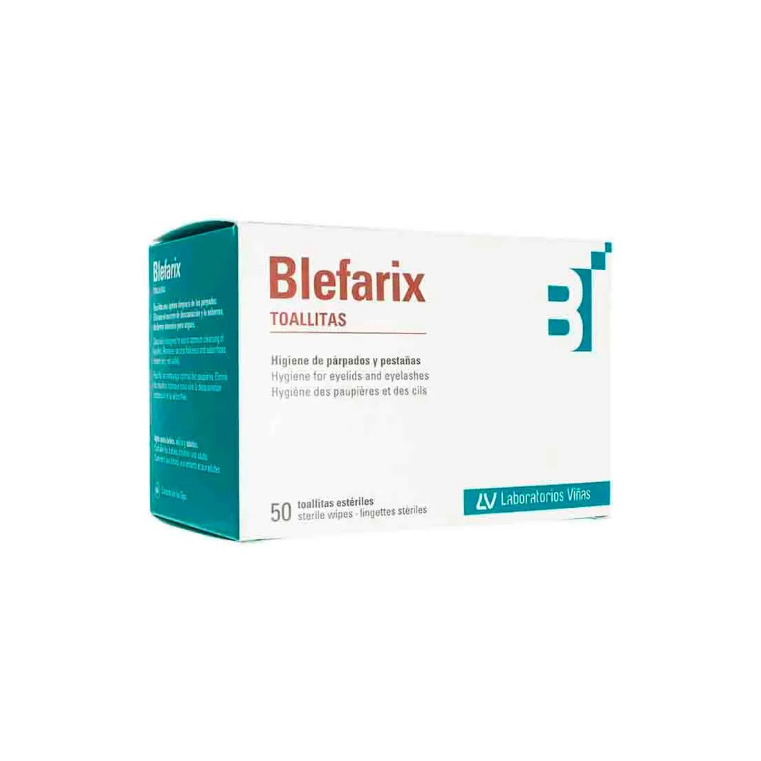 Blefarix Parpados Y Pestañas Toallitas 50 uds