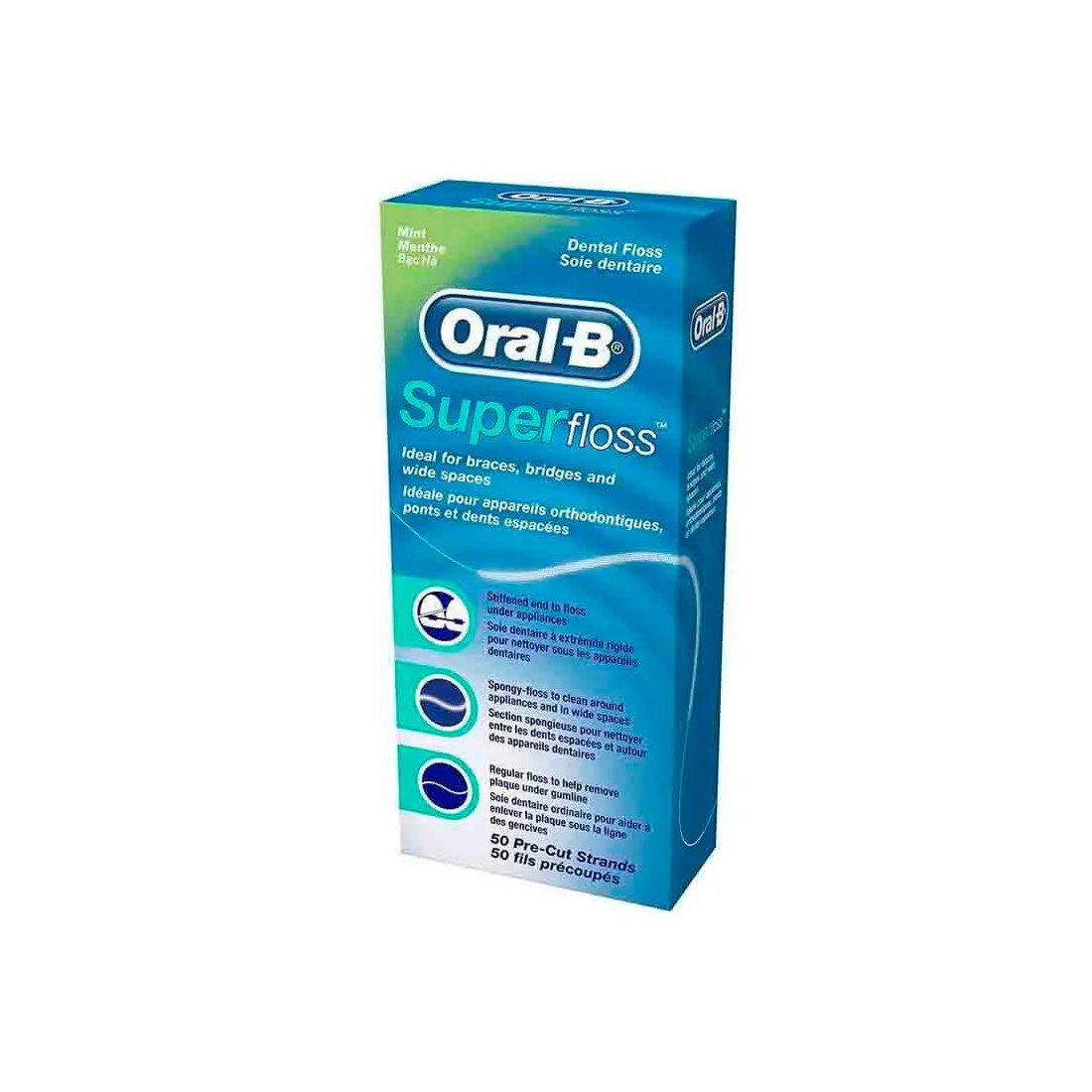 Oral-B Super Floss Seda Dental 50 Uds