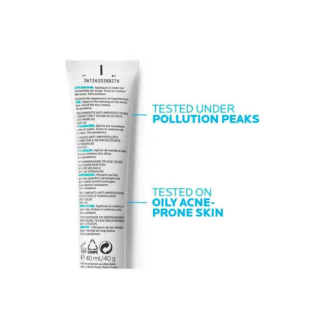 La Roche Posay Effaclar SPF30 40 ml detalles