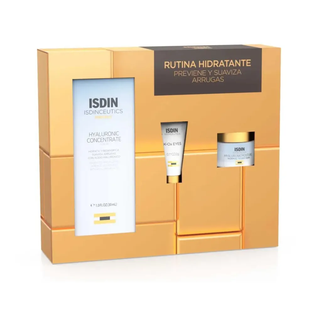 Isdin Isdinceutics Pack Rutina Hidratante Hyaluronic Concentrate 30 Ml + Regalos