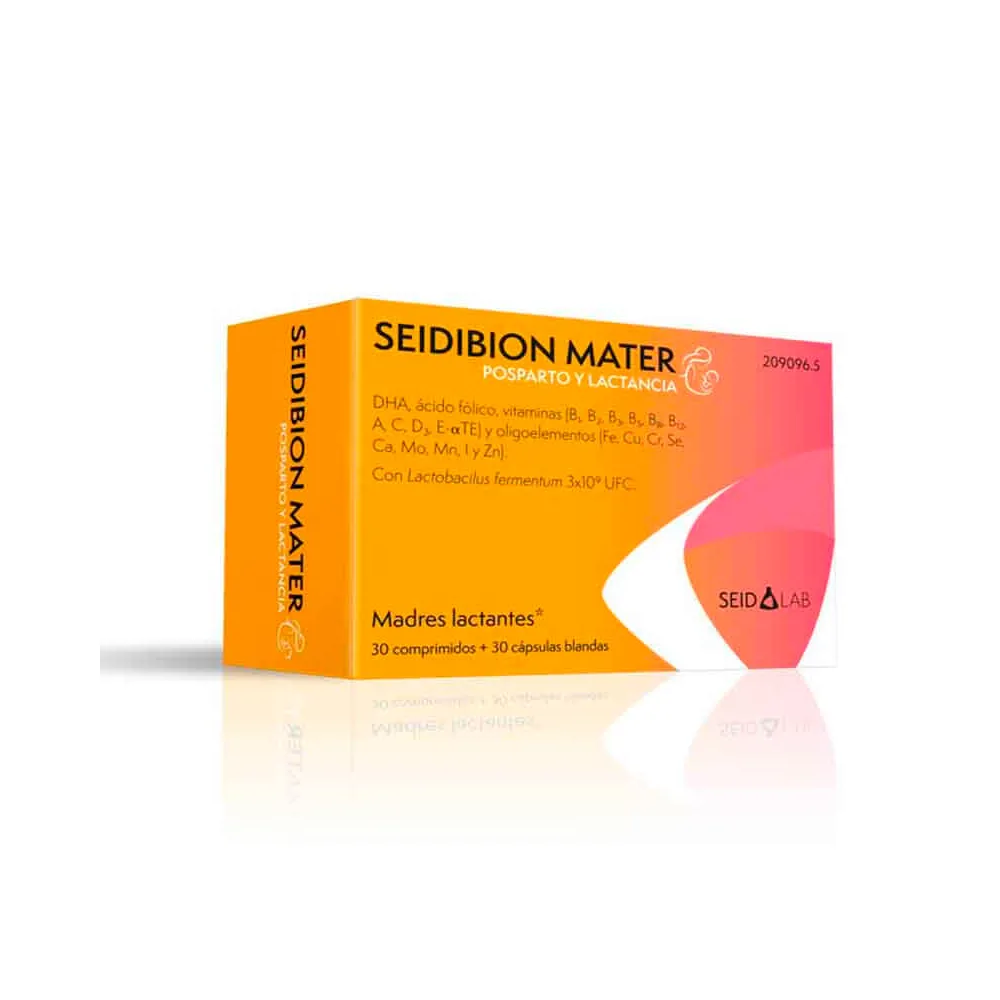 Seidibion Mater Postparto y Lactancia 30 comprimidos + 30 cápsulas