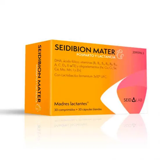 Seidibion Mater Postparto y Lactancia 30 comprimidos + 30 cápsulas
