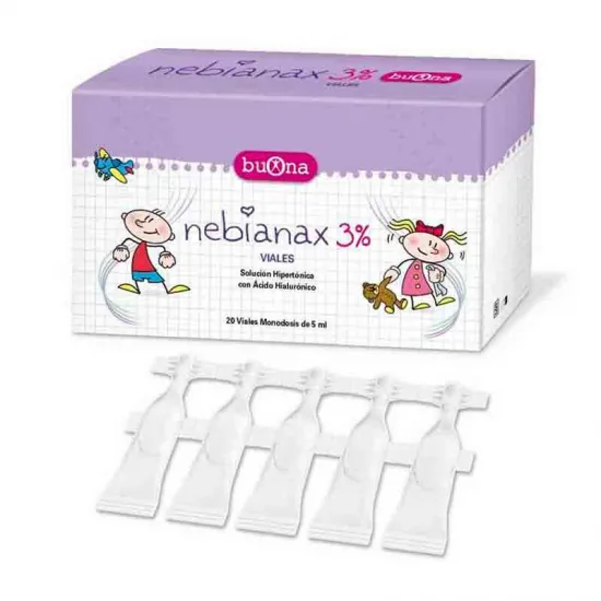 Nebianax Limpieza Nasal 3% 20 Viales 5 ml