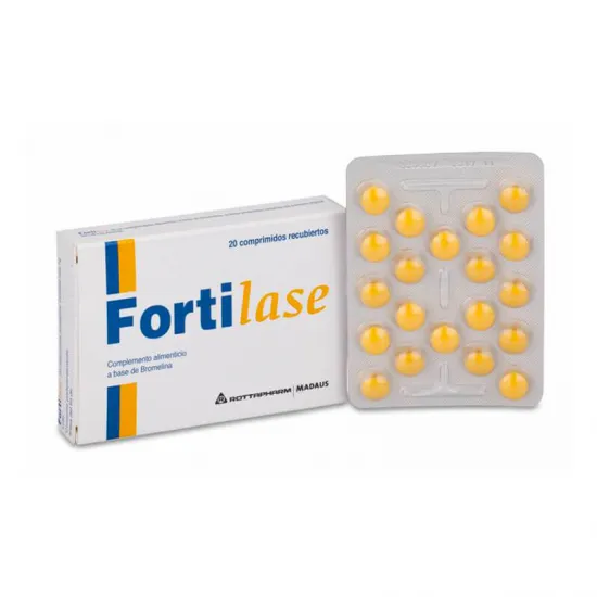 Fortilase 20 Comprimidos contenido