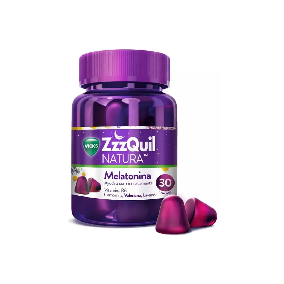 Vicks Zzzquil Natura Melatonina 30 Gominolas