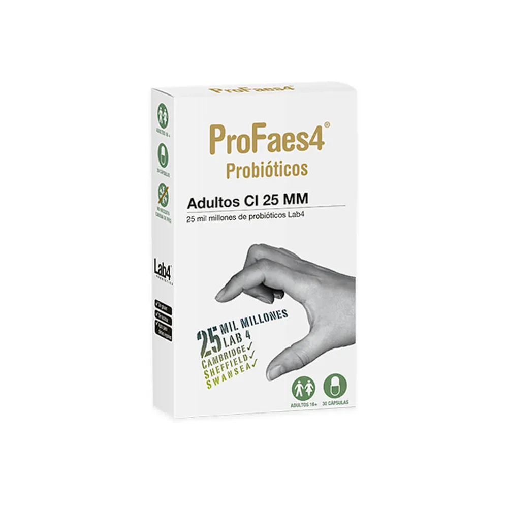 ProFaes4 Probióticos Adultos 25mm 30 Capsulas