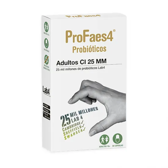 ProFaes4 Probióticos Adultos 25mm 30 Capsulas