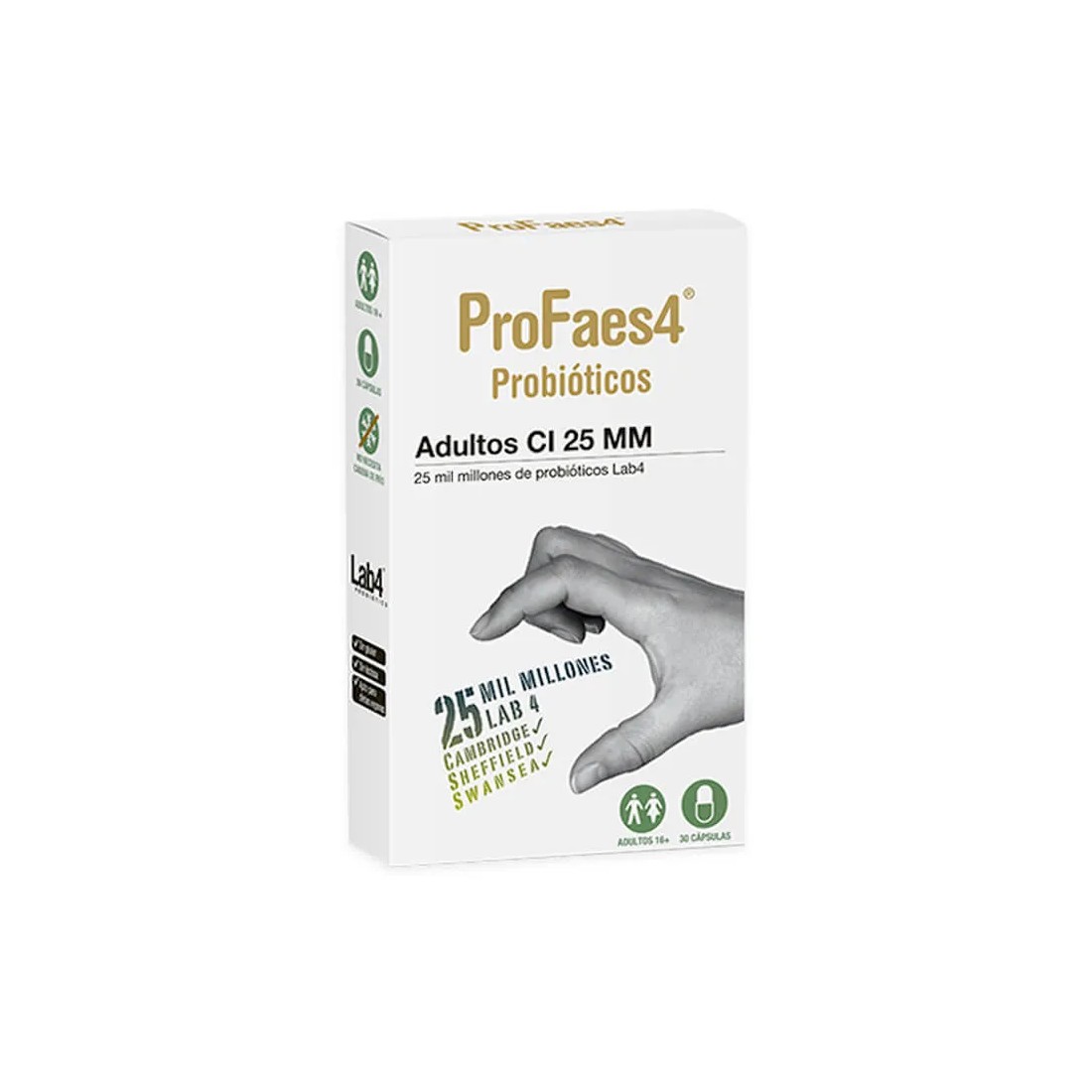ProFaes4 Probióticos Adultos 25mm 30 Capsulas