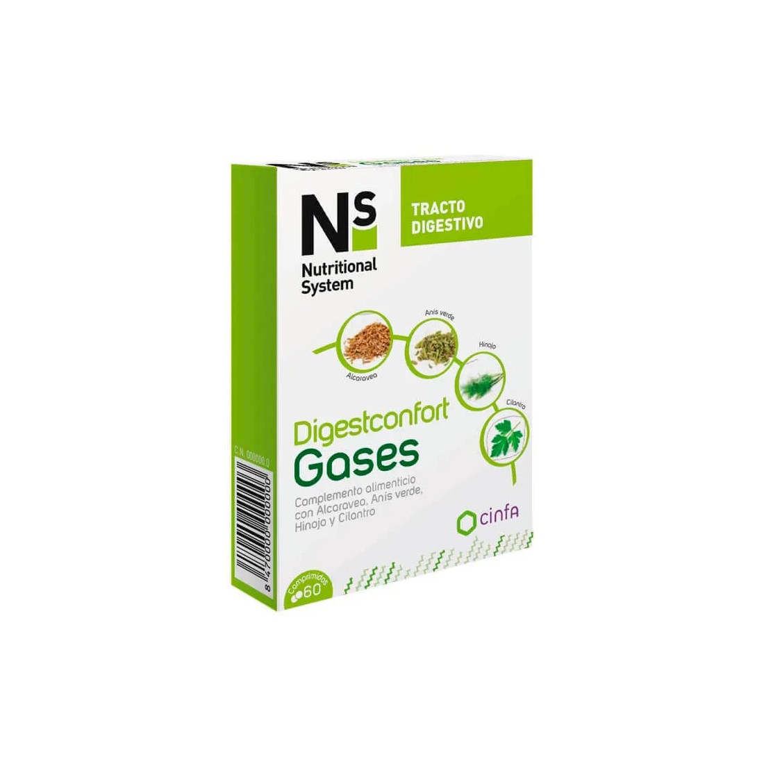 Cinfa Ns DigestConfort Gases 60 Capsulas