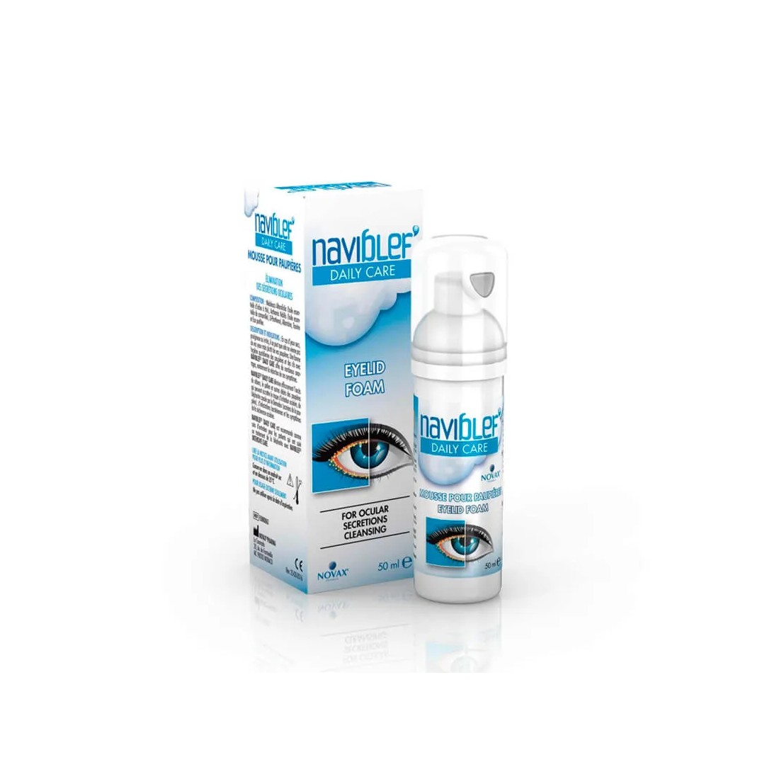 Naviblef Cuidado Diario Espuma Parpados 50 ml