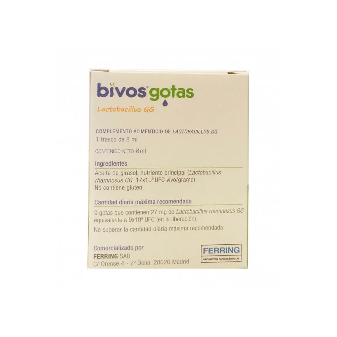 Bivos Gotas Frasco 8 ml indicaciones