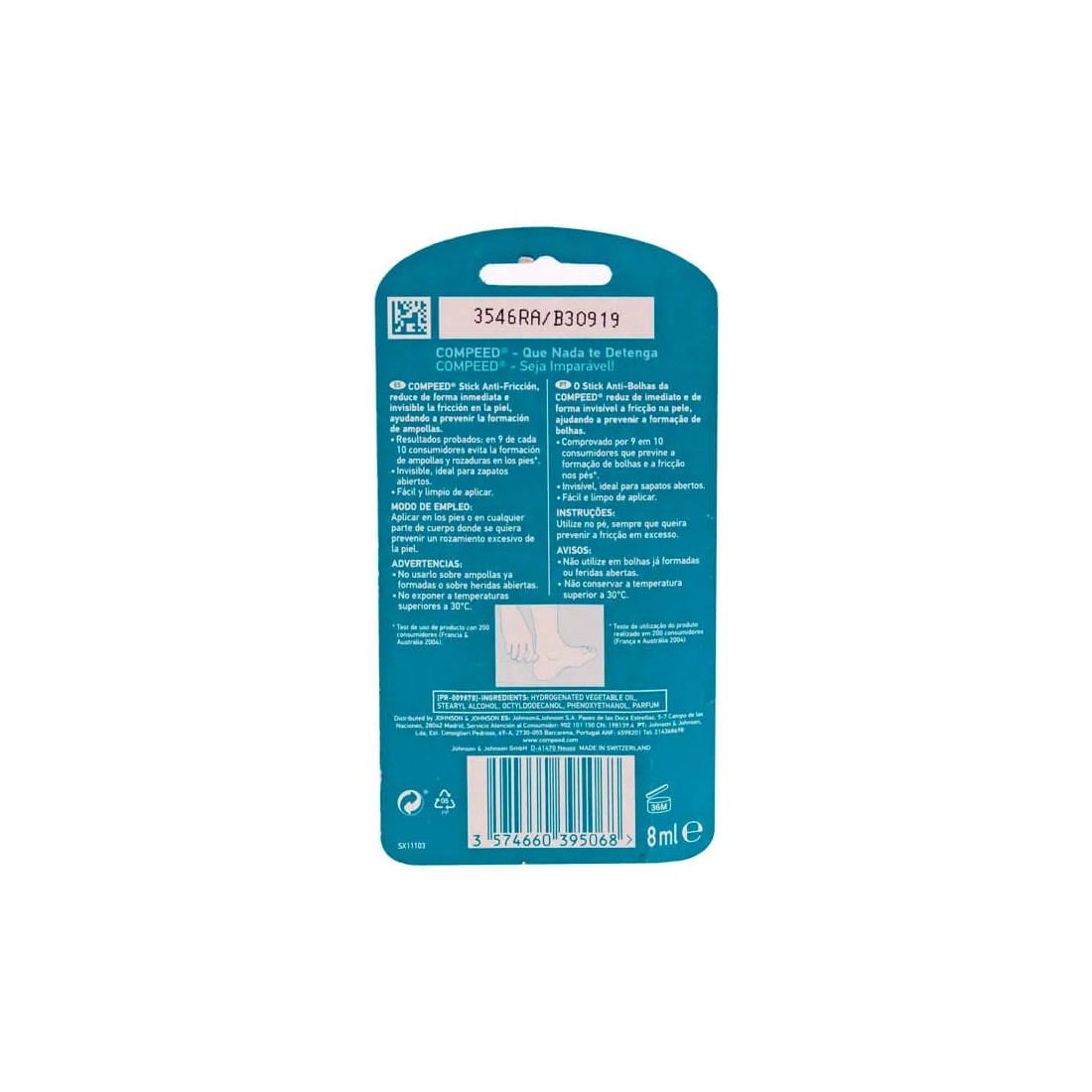 Compeed Stick Antifricción indicaciones