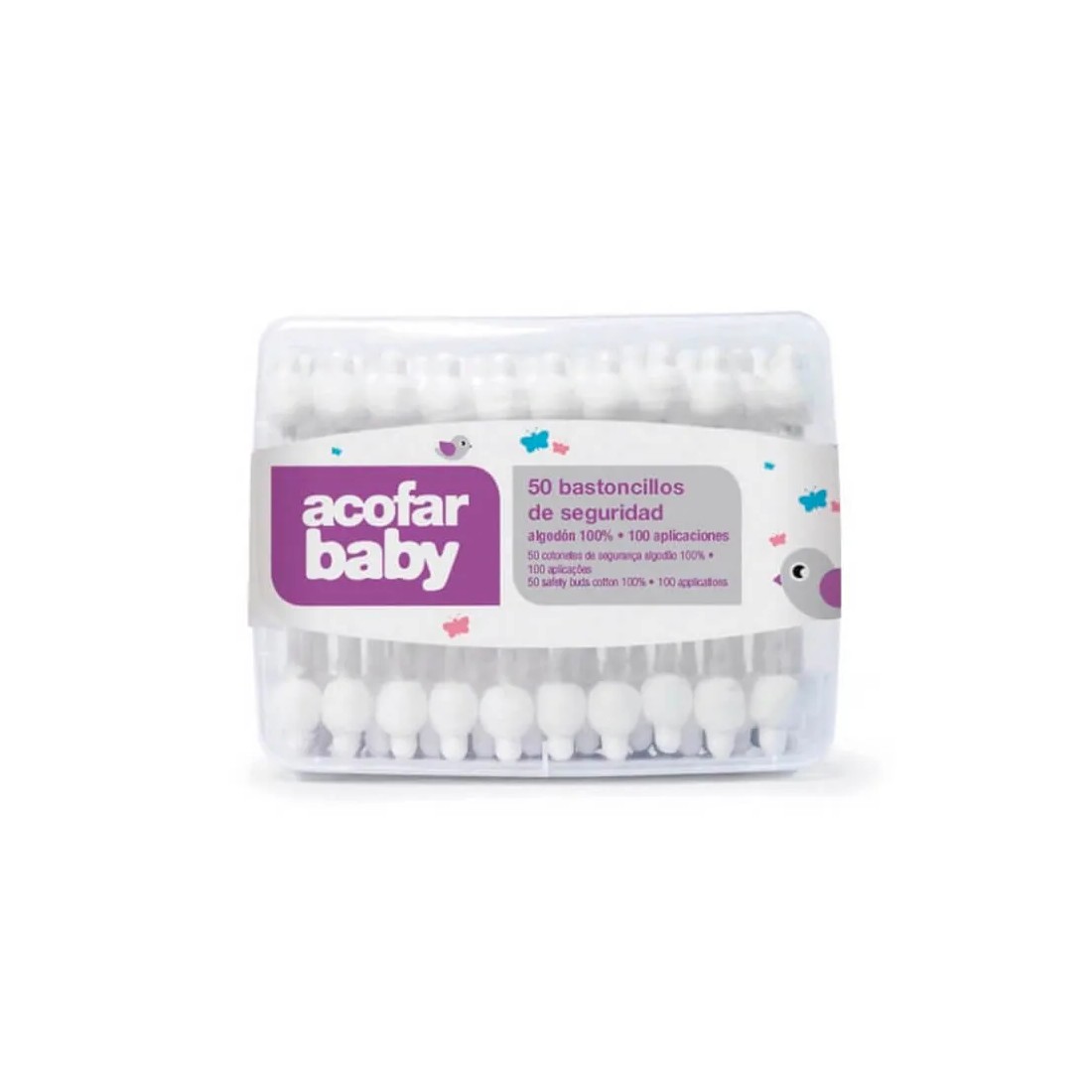 Acofarbaby Bastoncillos De Seguridad 50 uds