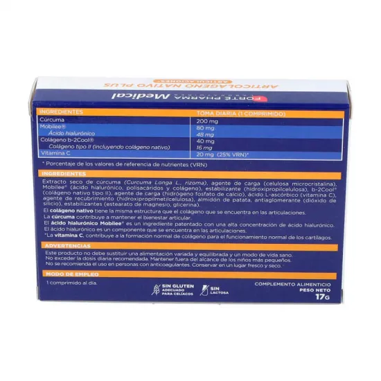 Forte Pharma Articolageno Nativo Plus 30 Comprimidos indicaciones