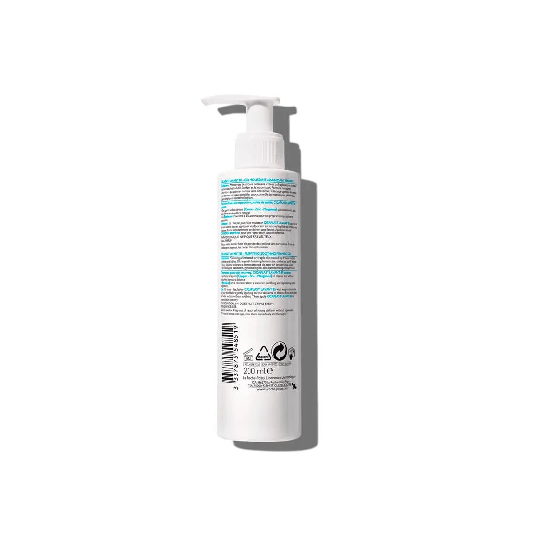 La Roche Posay Cicaplast Gel Lavant B5 200 ml indicaciones
