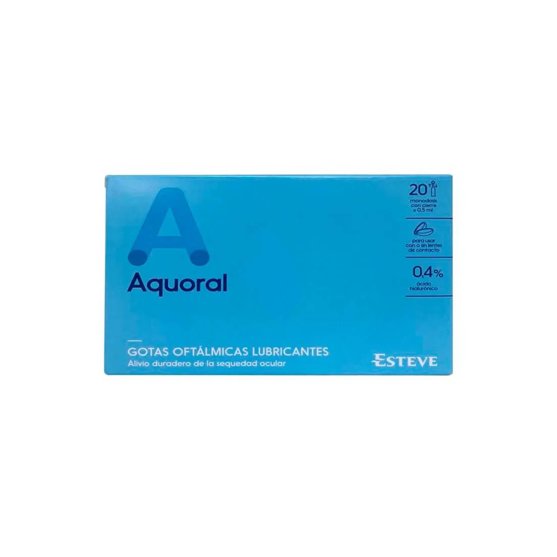 Aquoral Gotas Oftalmologicas 0.5 ml 20 Monodosis