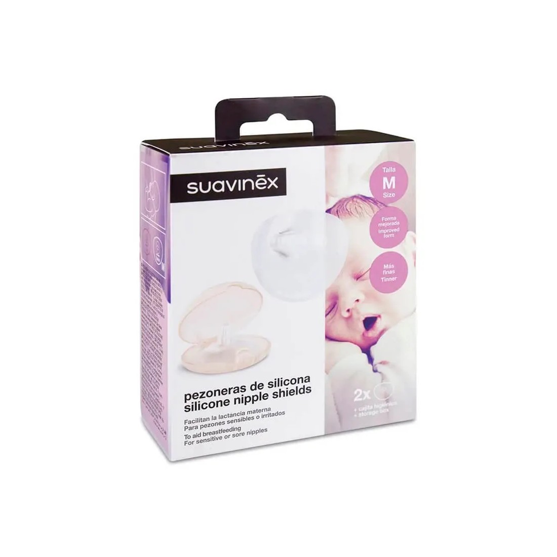 Suavinex Pezonera De Silicona Talla M 2 uds