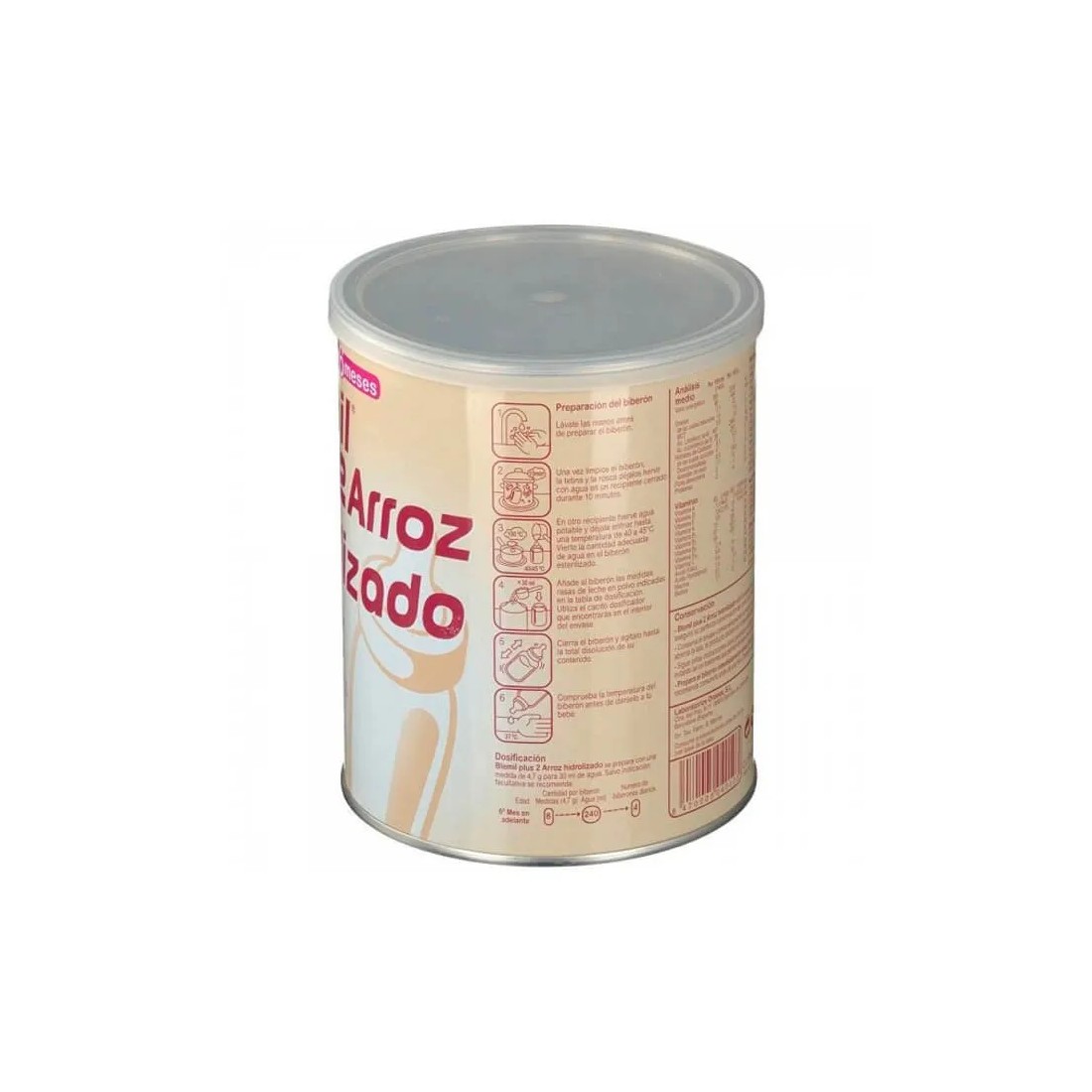 Blemil Plus 2 Arroz Hidrolizado 400 gr preparación