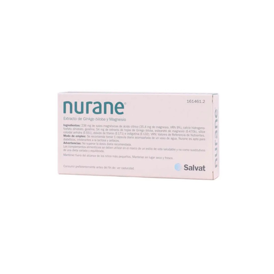 Nurane 30 Capsulas ingredientes