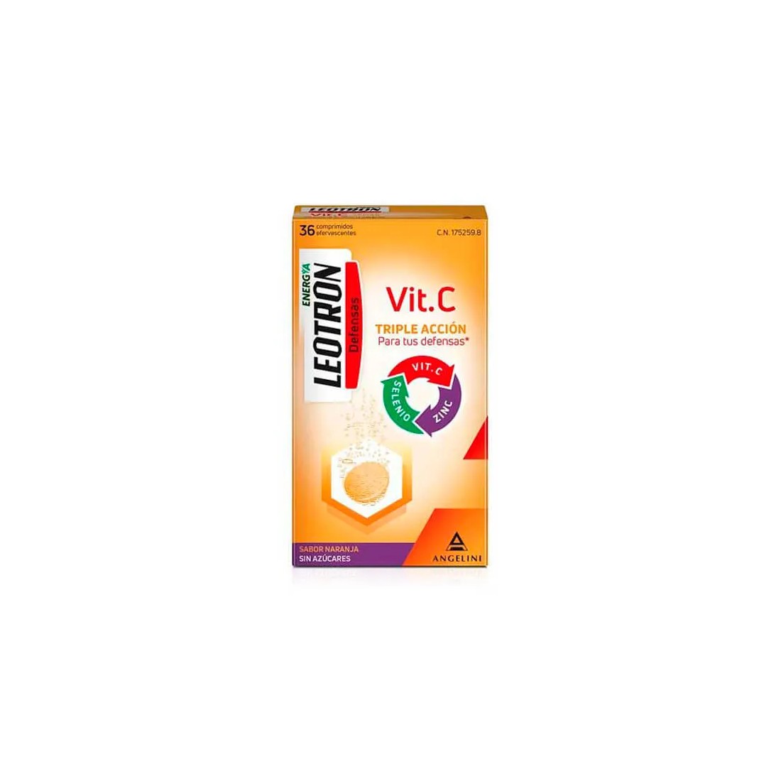 Leotron Vitamina C 36 Comprimidos Efervescentes