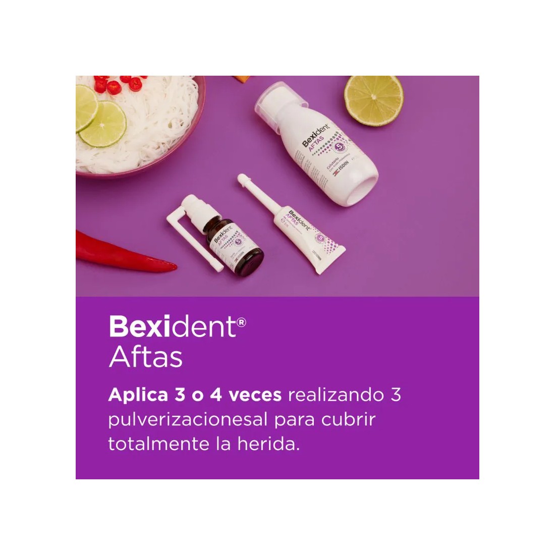 ISDIN Bexident Aftas Spray 15 ml formatos