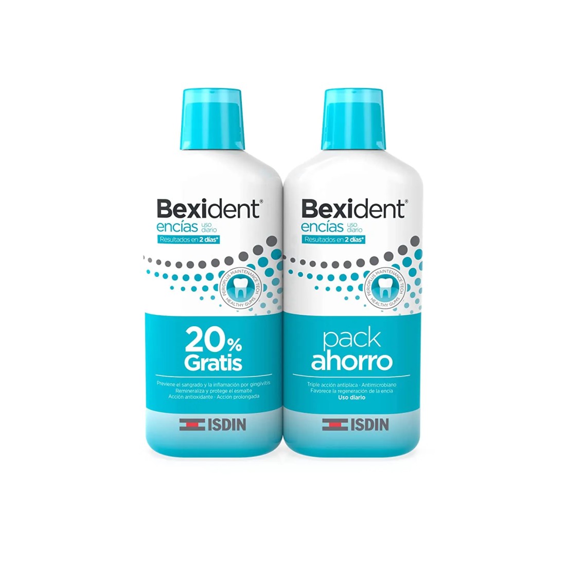 ISDIN Bexident Encias Uso Diario Colutorio Duplo 2x500Ml