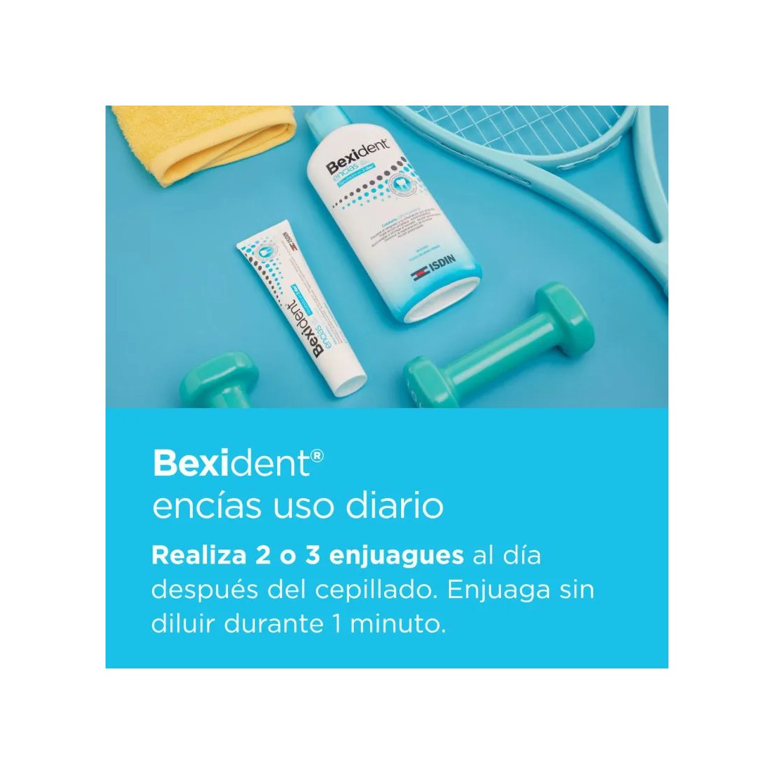 ISDIN Bexident Encias Uso Diario Colutorio Duplo 2x500Ml indicaciones