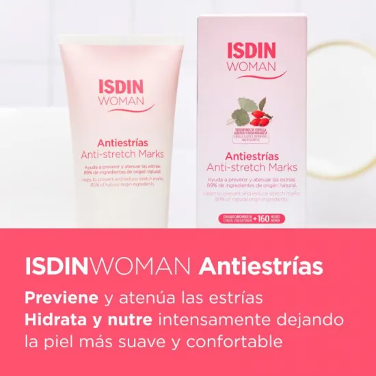 ISDIN Woman Crema Antiestrías 250 ml características