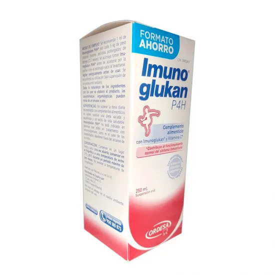 ImunoGlukan Jarabe Niños P4H 250 ml envase
