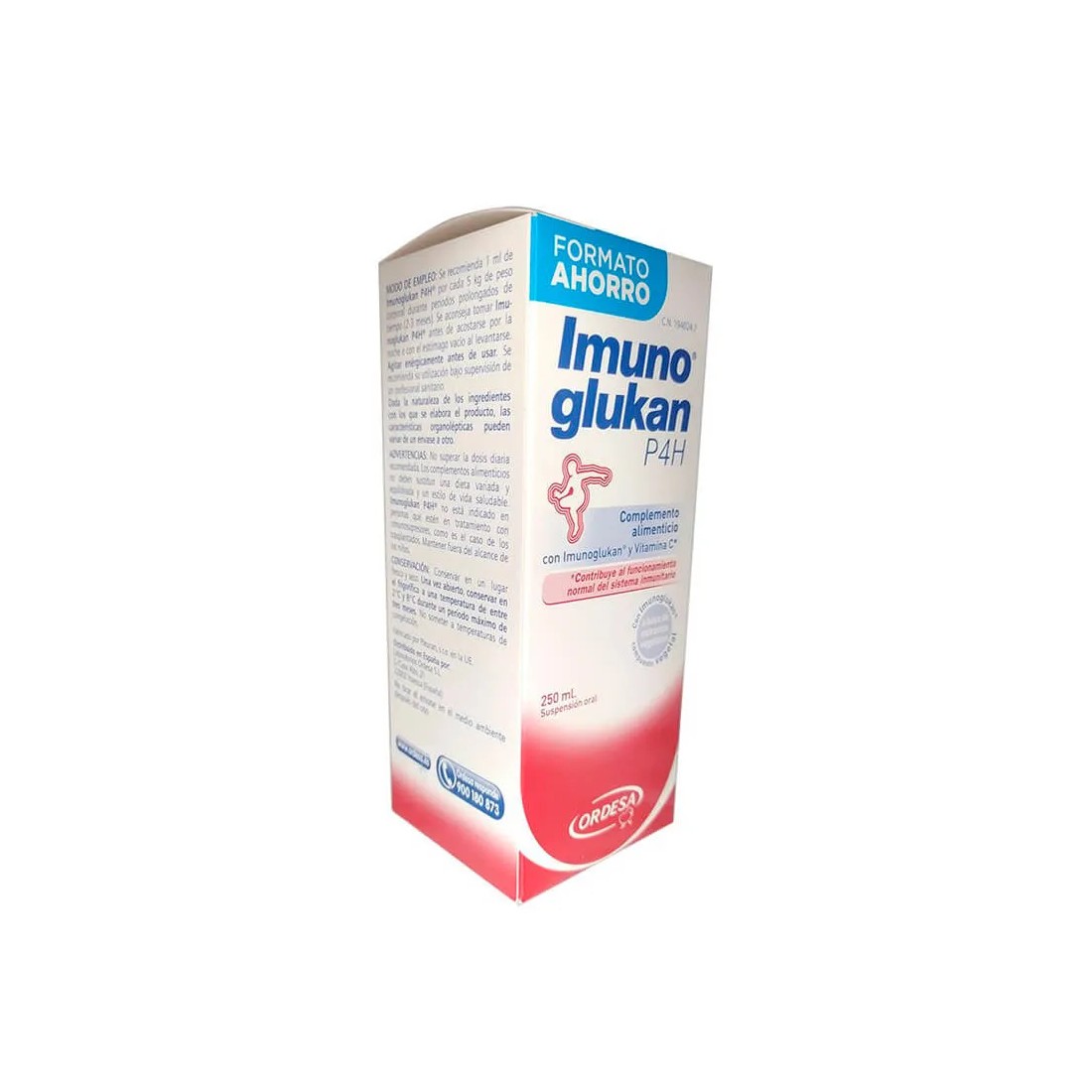 ImunoGlukan Jarabe Niños P4H 250 ml envase