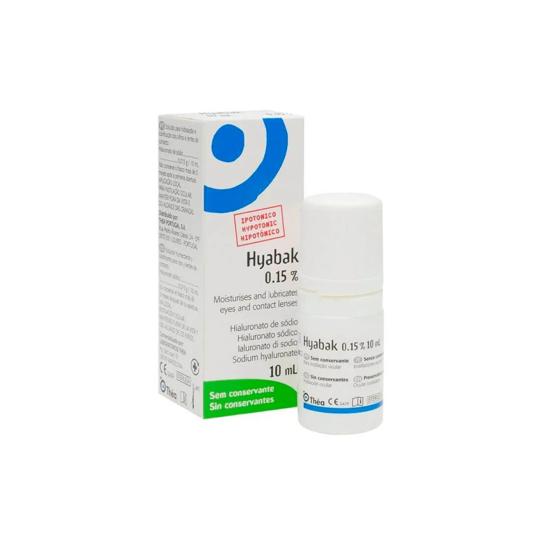 Hyabak 0.15% 10 ml Solución Hidratante Lentes De Contactos