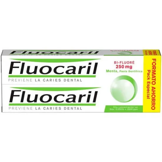 Fluocaril Bi - Fluore Pasta Dental Duplo 2 X 125 ml nuevo formato