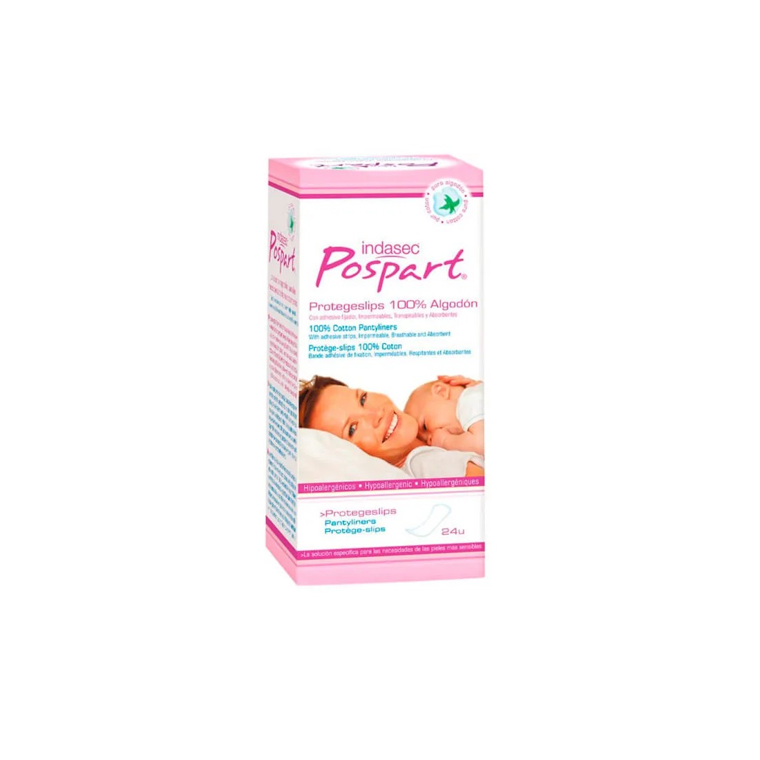 Indasec Pospart protegeslips 24 uds