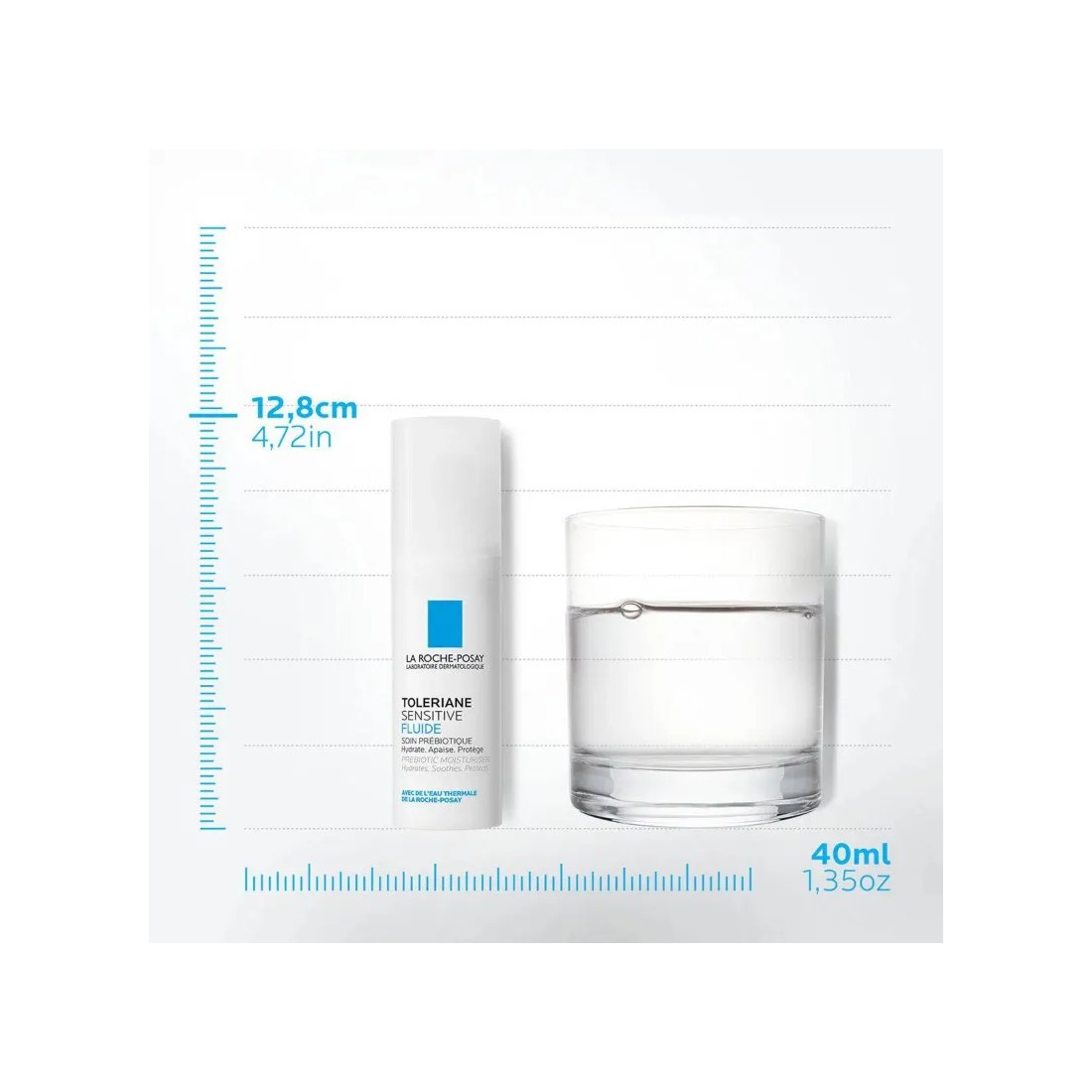 La Roche Posay Toleriane Sensitive Fluide 40 ml tamaño